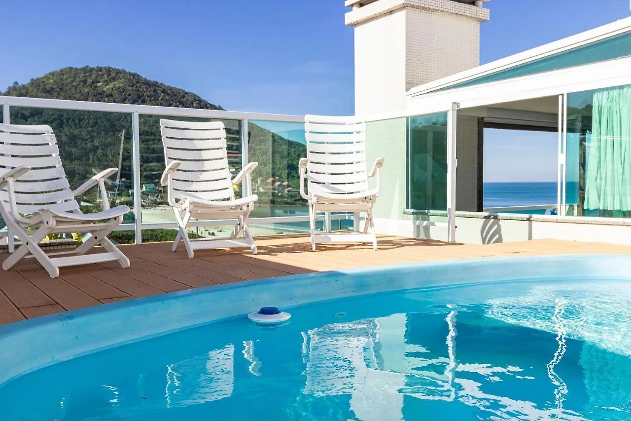 Solar Das Ilhas 303 - Duplex Com Vista Para O Mar De 4 Ilhas - Piscina Privativa Bombinhas